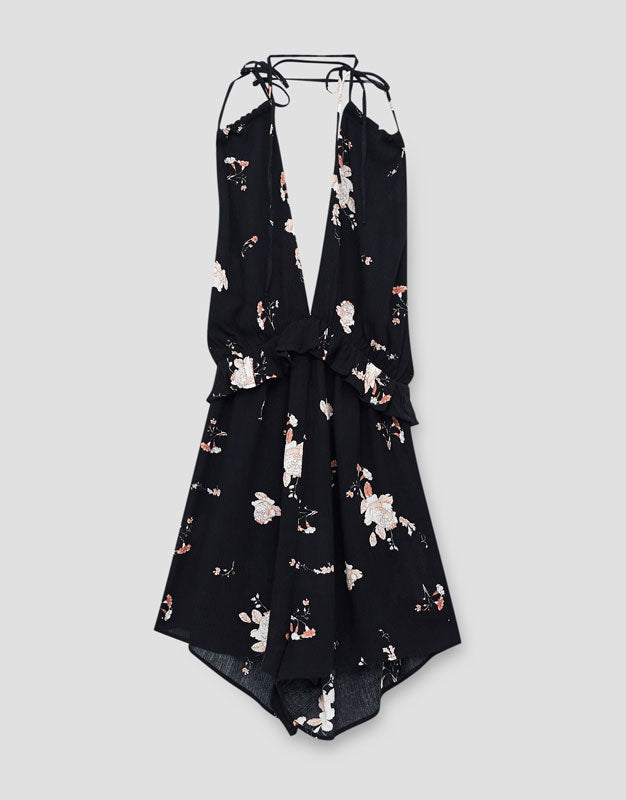 Flower Split Dress