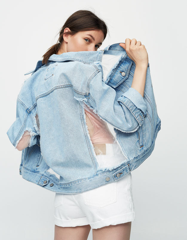 Denim Light Ripped