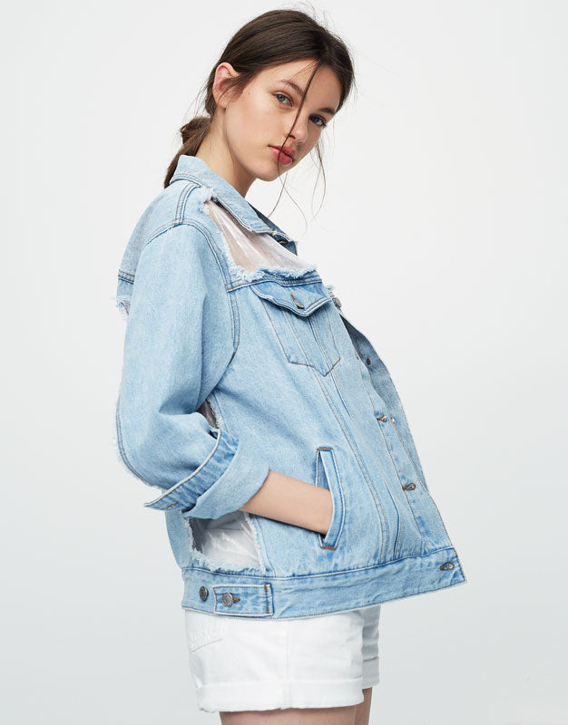 Denim Light Ripped