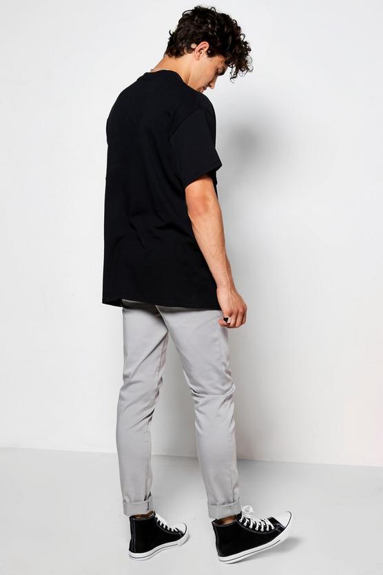 Camicia Slim Tee in Black