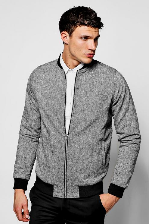 Basic Bomber in Grey